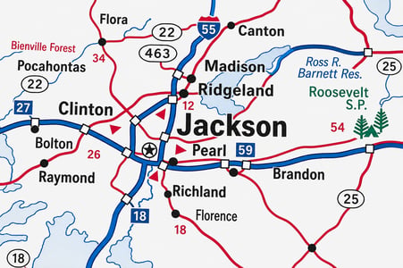 Jackson Local Services Map Image