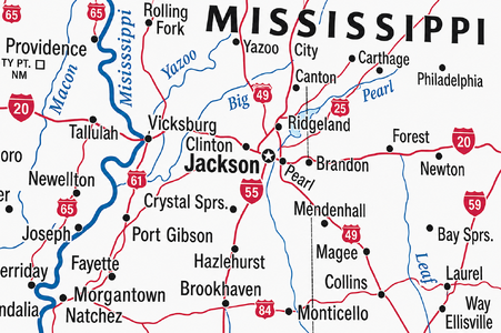 Mississippi Local Business Map Image