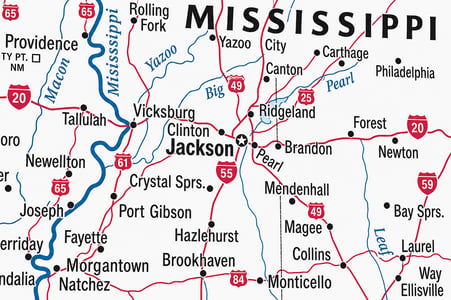 Mississippi Local Business Map Image v2