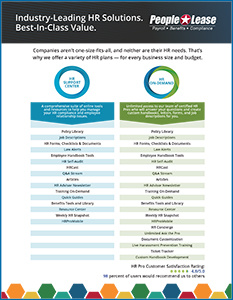 People Lease Compliance Comparison Datasheet Cover Image