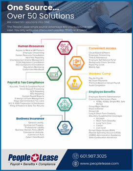 People Lease Services Brochure Cover Image