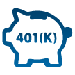 401k Retirement Plan Icon