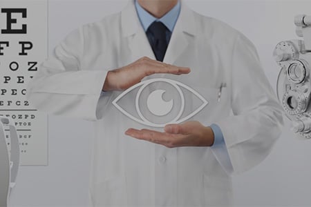 An Eye Doctor Showcasing an Eye Icon